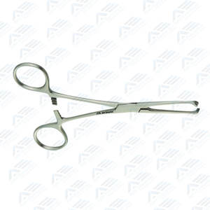 Pinzas de tejido Allis, pinzas quirúrgicas de acero inoxidable Premium, dientes entrelazados delicados, agarre de tejidos blandos, instrumentos médicos - Product Image 6