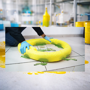 Industrial Heavy-Duty 1500 GSM Chemical Absorbent <b>Boom</b> - High-Capacity Yellow Polypropylene Sorbent for Hazardous Liquids - Product Image 4
