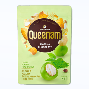 Dragées au chocolat au cacao, confiserie, snacks, OEM/ODM, 75g, amandes et noix de cajou enrobées de chocolat matcha, HALAL, vente chaude - Product Image 1