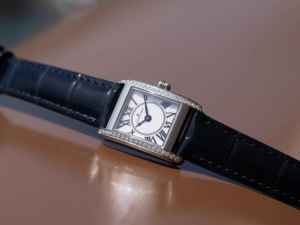 Leather Stainless Steel Rectangle Alexander Ferros 7281S-02 SAPPHIRE <b>CRYSTAL</b> Rubber 50 m <b>Water</b> Resistant Fashion - Product Image 2