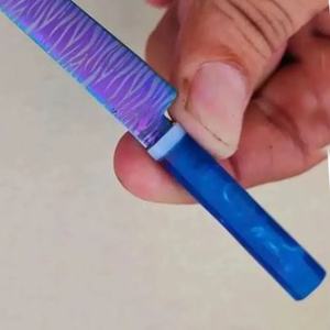 Cuchillo de Chef Personalizado Hecho a Mano Jexmoo con Cuchillos de Cocina en Miniatura de Acero Inoxidable, Hermosa Mango de Acero, Regalo para Chef - Product Image 3