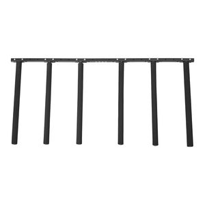 Supporto da Parete Verticale a 5 Livelli per Tavole da Surf, Organizzatore Regolabile in Metallo per Esposizione e Conservazione - Product Image 1