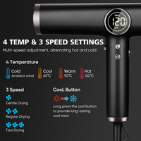 Nouvel Arrivage 2026 – Ensemble Sèche-Cheveux Portable Professionnel Sans Brosse à LED Ionique Puissant Multi-Styler