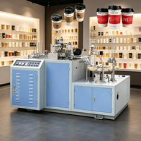 Máquina para Hacer Vasos de Café de Doble Pared, Máquina para Vasos de Papel, Línea de Producción de Vasos de Papel