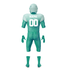 Wholesale OEM High Stretch Breathable American Football Uniform Custom Stitched Team <b>Name</b> Moisture-Wicking Training Jersey Short - Product Image 5