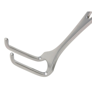 Écarteur chirurgical à deux branches, lame 38 mm x 25 mm, 230 mm, instrument médical de précision manuel pour interventions chirurgicales - Product Image 2
