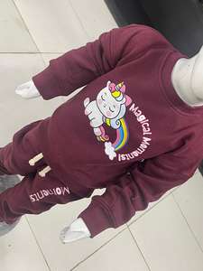 Conjuntos Deportivos Unisex de la Mejor Calidad para Niños, con Logotipo Personalizado, Corte Holgado Regular, Franja Blanca, Spandex, Poliéster, Traje Deportivo para Hombres, Mujeres y Niños - Product Image 5