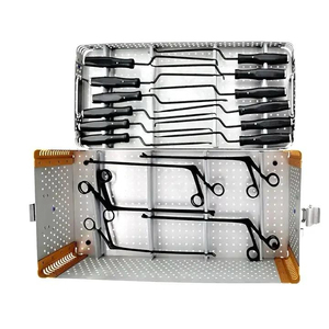 Juego de Instrumentos para la Columna Lumbar, Instrumentos para la Preparación de Discos Cervicales, Juegos Ortopédicos para la Columna Vertebral, Reutilizables, de Acero Inoxidable de Grado Alemán, Manuales - Product Image 4