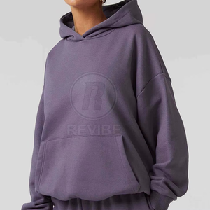 Custom Women Winter Hooded Oversized Tracksuit Baggy Regular Fit <b>Jogger</b> Pants <b>Matching</b> <b>Set</b> Low MOQ Wholesale Manufacturer - Product Image 6