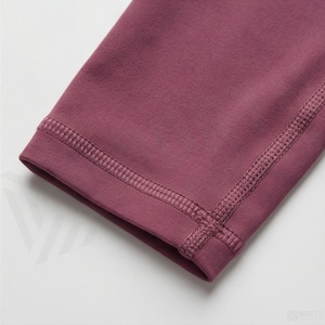 High Waist Full Length <b>Women's</b> <b>Leggings</b> Solid Color Seamless Stretch Knitted Spandex Nylon All Seasons - Product Image 6