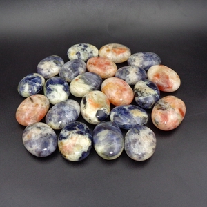 Natural Iolite Oval Pocket Palm <b>Stone</b> Polished Healing Crystal Feng Shui Reiki Meditation Decor - Product Image 3