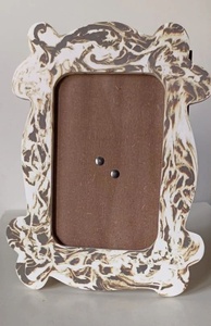 Handmade Floral Resin Eco-Friendly Tabletop Photo <b>Frame</b> 4x6 Inch Decorative Organic Shape Modern Home Decor Gift - Product Image 4