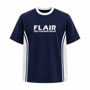 Camiseta Personalizada Extra Grande de Estilo Urbano con Paneles Raglán |   Camiseta Casual de Lona de Algodón Ecológica de 220g para Hombre - Product Image 2