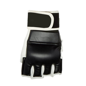 Guantes de Sparring Profesionales de Cuero de Primera Calidad para MMA, Entrenamiento de Kickboxing, Duraderos, Transpirables, con Soporte para Muñeca con Cordones, para Gimnasio - Product Image 3