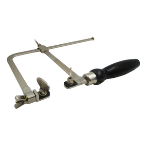 Marco de sierra de tipo alemán ajustable de alta calidad con mango de madera, herramientas y equipos de joyería para la fabricación de joyas - Product Image 1