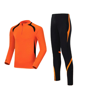 Mens Half <b>Zip</b> Long Sleeve Soccer Training Top Breathable Quick Dry Sports Shirt Gym Fitness Running Workout Pullover for Men - Product Image 4