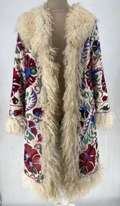 Suzani <b>Long</b> Jacket Suzani Kimono Robe Outdoor Fit Winter Coat Gift Festival <b>Dress</b> Beautiful Women <b>Long</b> Jacket New <b>Boho</b> Winter - Product Image 4