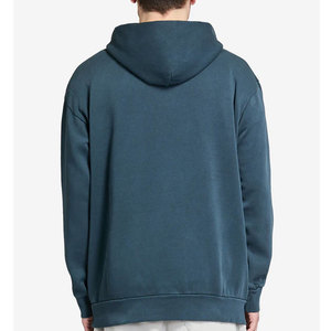เสื้อฮู้ดโอเวอร์ไซส์แบบยูนิเซ็กซ์ สีพื้น ผ้าฝ้ายเฟรนช์เทอร์รี่ ดีไซน์มินิมอล มีกระเป๋าหน้า เหมาะสำหรับใส่ในฤดูใบไม้ร่วง - Product Image 4