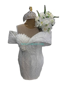 Perfect Collection Cashmere Modern Floral Machine Made Wedding Dress/Bridal Gown - Product Image 3