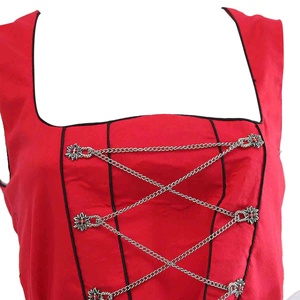 Nuevo diseño de las mujeres Midi Dirndl vestido de bajo precio tradicional bávaro Lederhosen con estilo de fiesta camisa tallas 6XL precio al por mayor - Product Image 4