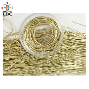 Fil de cordon de bijouterie en gros, personnalisé, épaisseur lisse, régulier, français, brillant, teint, doux, en barres, en bobine, en fil bouclé, en gimp - Product Image 4