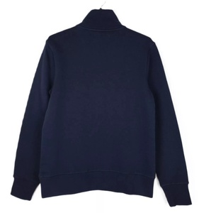 Pull à col montant zippé gris clair pour homme, coupe droite, tricoté, respirant, couleur unie, manches longues, décontracté, pour l'automne - Product Image 3