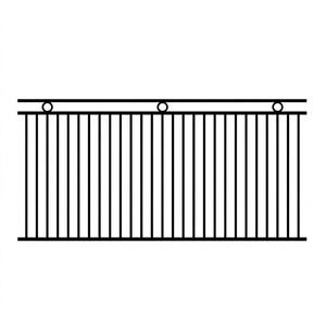 Valla de Acero de Alta Calidad, Personalizable, Ecológica, Resistente a la Oxidación, Duradera, con Recubrimiento en Polvo, Resistente a los Rayos UV, Diseño Moderno, 1200x2400mm - Product Image 5