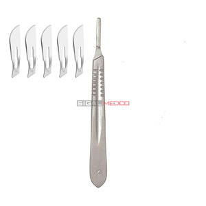 Cuchillas de Bisturí Manuales Premium (500 Cuchillas) de Acero Inoxidable Alemán para Uso Veterinario, Taxidermia, Dermaplaning, Uso Profesional - Product Image 6