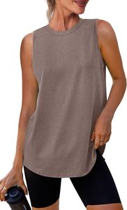 Camiseta Deportiva sin Mangas para Mujer, Transpirable, Cómoda, para Gimnasio, Yoga, Ejercicio, Ropa Deportiva Ligera, Informal, Venta al Por Mayor - Product Image 3
