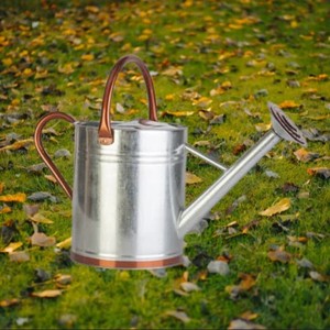 <b>Vintage</b> Metal <b>Watering</b> <b>Can</b> with Copper Finish Handle Decorative Garden <b>Watering</b> Pot for Indoor Outdoor Plants - Product Image 5