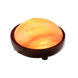 Domo de Sal Rosa del Himalaya, Herramienta de Masaje Térmico para Pies, Alivio del Estrés, Curación Natural, Accesorio de Spa para Uso Doméstico - Product Image 3
