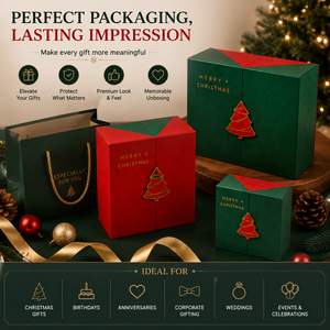 Premium <b>Christmas</b> Gift <b>Boxes</b> Magnetic Drawer Style Luxury Holiday Packaging <b>Boxes</b> for <b>Christmas</b> Gifts Party Packaging - Product Image 4