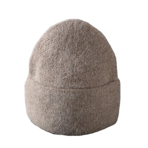 หมวกบีนนี่ขนแกะขั้วโลกกันลมและอบอุ่นสำหรับฤดูใบไม้ร่วงฮิปฮอปสีทึบหมวกใส่วิ่งปั่นจักรยานสำหรับผู้ชายและผู้หญิงใส่เดินชายหาดได้ - Product Image 1