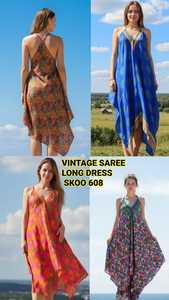 Nouvelle robe maxi en rayonne écologique pour femme, style bohème, avec ourlet asymétrique et coupe ample - Product Image 4