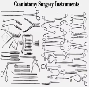 High Quality Medical HOT SALE Professional 56-Piece Craniotomy Set | Basic <b>Neurosurgery</b> Surgical <b>Instruments</b> Cranial Surgery - Product Image 4