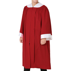 Túnicas de Coro Unisex de Alta Calidad al por Mayor OEM con Estolas, Paquete de Túnicas de Iglesia para Clero - Product Image 1