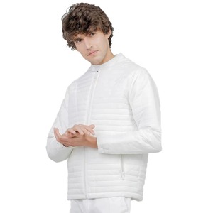 OEM Custom Reversible Lightweight Sleeveless Puffer <b>Jacket</b> for Men Autumn Casual Breathable Embroidery Bubble <b>Padding</b> Custom - Product Image 1