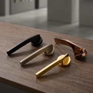 Minimalist Door Mortis <b>Lock</b> in Black Bronze Gold Copper Finish for Interior Wooden Doors Easy Installation Ambidextrous Design - Product Image 2