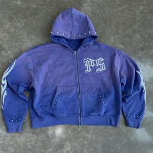 Ensemble de sweats à capuche unisexe en coton 100% imprimé perles, style vintage délavé, respirant, coupe oversize, style streetwear, pour l'hiver et le quotidien - Product Image 5
