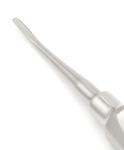 Curved-Up 3mm Luxating Elevator Dental Extraction Instrument Thin Sharp Blade Periodontal Ligament Cutter Surgical Stainless - Product Image 2
