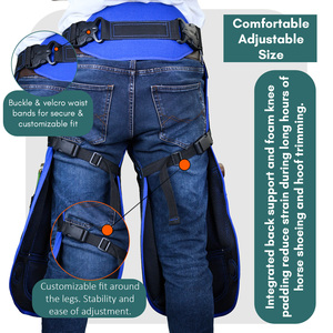 Tablier de fermeur en cuir et toile, respirant, léger et protecteur pour le sablage des sabots – Meilleure vente - Product Image 5