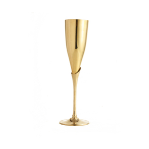 Flûtes à champagne en cuivre martelé, gobelets à vin en acier inoxydable couleur or rose, verres à toast incassables pour mariage et fête - Product Image 5