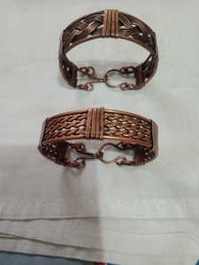 Pulsera magnética de cobre hecha a mano pulsera de cobre puro de la India para la venta a granel pulsera de cobre al por mayor hombres - Product Image 2