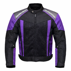 Blouson de moto pour homme à manches longues noir et jaune fluo, respirant, avec blocs de couleur et impression réfléchissante, pour toutes les saisons - Product Image 4