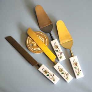 Duo de Servicio de Postres Modern Glam – Cortador y Servidor de Pasteles Premium para un Estilo Chic en Eventos - Product Image 6