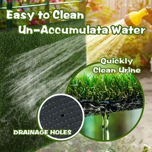 Alfombra de Césped Artificial Lavable y Duradera TH-PAG-612, Proporciona una Zona de Baño Confortable, Adecuada para Hogares Pequeños y Patios Pequeños - Product Image 3