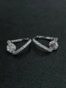 Boucles d'oreilles classiques en or blanc avec diamants ronds brillants cultivés en laboratoire certifiés IGI pour femmes, bijoux de mariage - Product Image 5