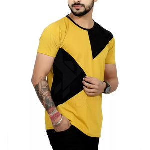 Camisetas de Algodón de Alta Calidad con Logotipo Personalizado, 220 GSM, Corte Holgado, Ecológicas, de Secado Rápido, Color Naranja Brillante, para Hombre, Más Vendidas - Product Image 1