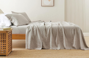 Cheap Price <b>Flat</b> <b>Fitted</b> <b>Sheet</b> Sets 100% Natural Pure Linen <b>Flat</b> <b>Fitted</b> <b>Sheet</b> Sets - Product Image 3