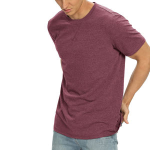 Camiseta Deportiva Casual para Hombre, 100% Algodón, Color Sólido, Cuello Redondo, Manga Corta, Secado Rápido y Transpirable, Nueva Colección de Otoño - Product Image 2